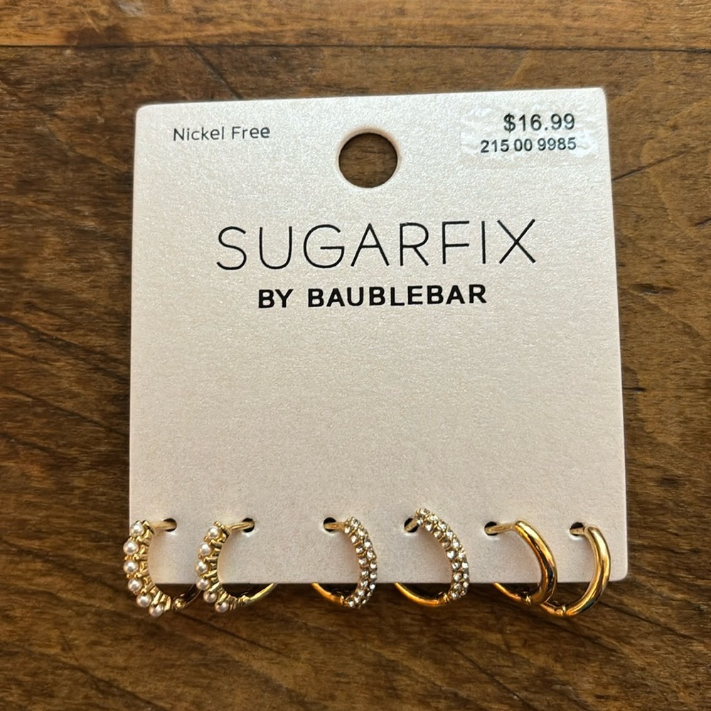 NWT Mini Hoop Earrings